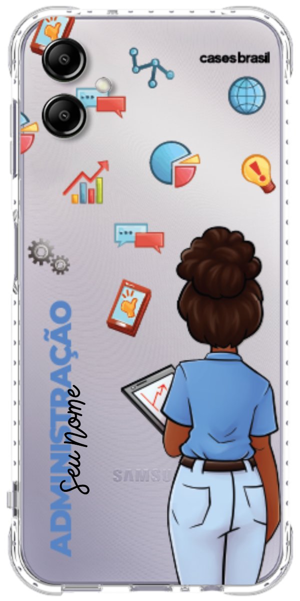 Capinha para Celular Administração - Boneca Profissão