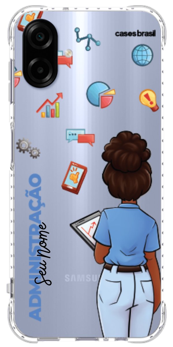 Capinha para Celular Administração - Boneca Profissão