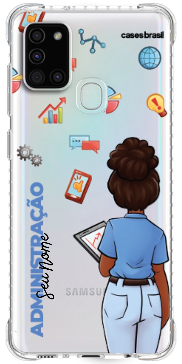Capinha para Celular Administração - Boneca Profissão