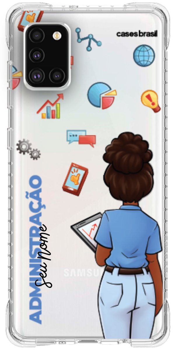 Capinha para Celular Administração - Boneca Profissão
