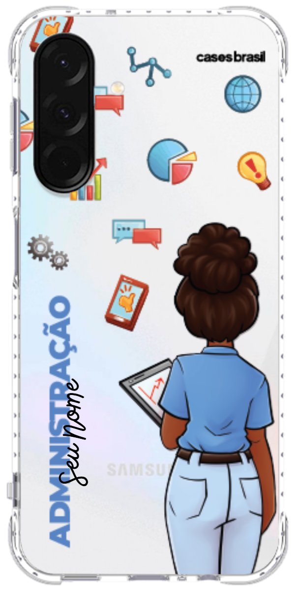 Capinha para Celular Administração - Boneca Profissão