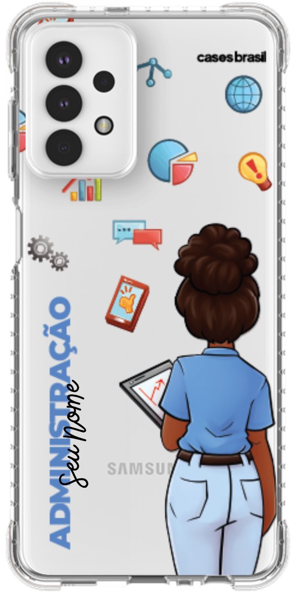 Capinha para Celular Administração - Boneca Profissão