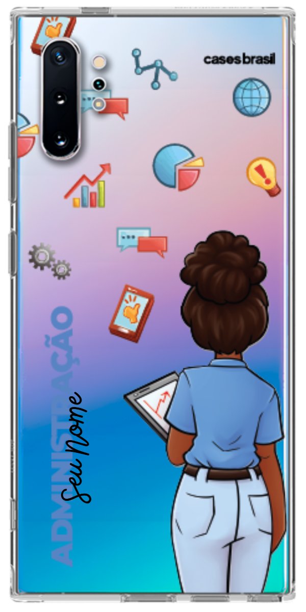 Capinha para Celular Administração - Boneca Profissão