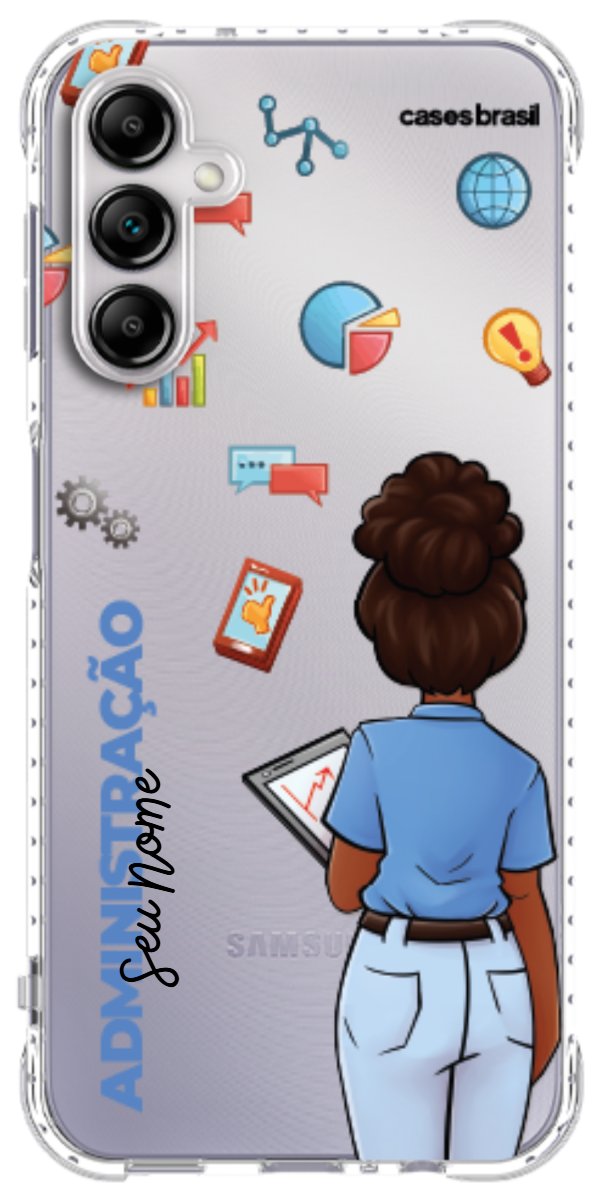 Capinha para Celular Administração - Boneca Profissão