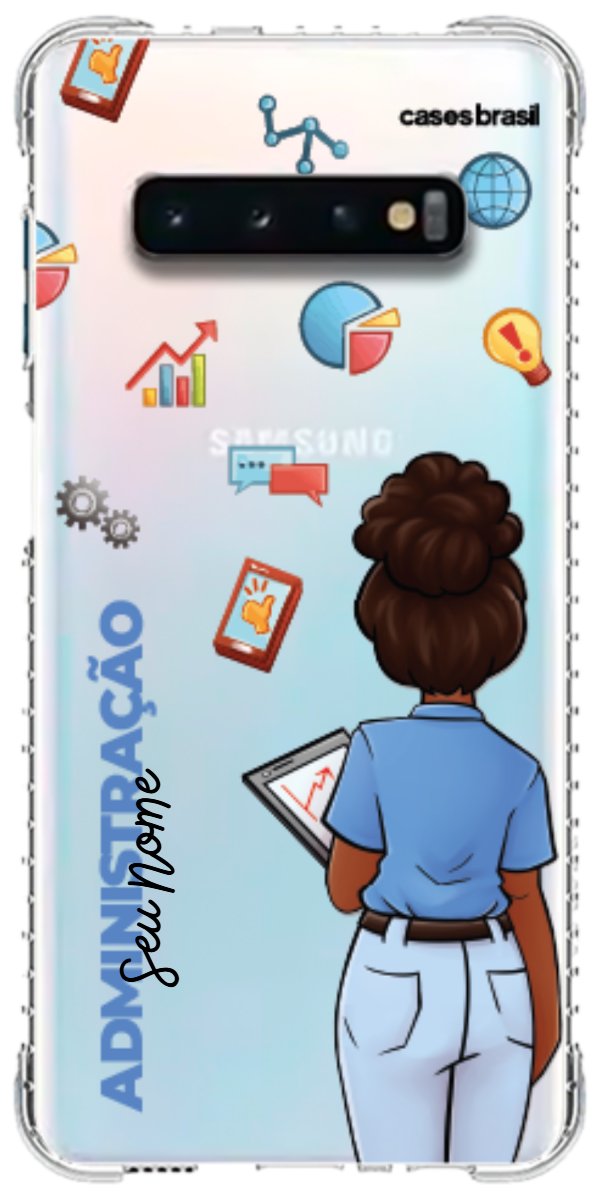 Capinha para Celular Administração - Boneca Profissão