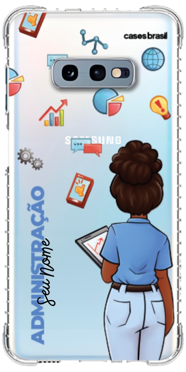 Capinha para Celular Administração - Boneca Profissão