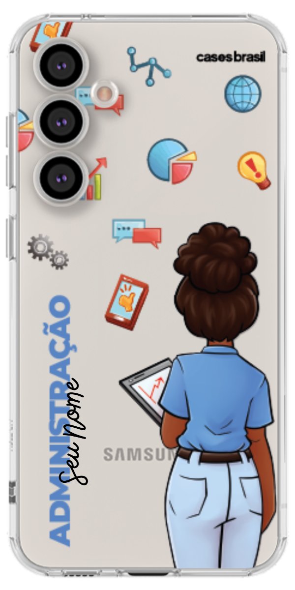 Capinha para Celular Administração - Boneca Profissão