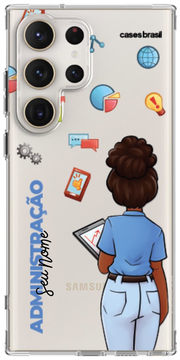 Capinha para Celular Administração - Boneca Profissão