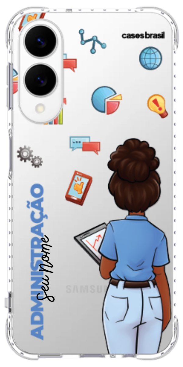 Capinha para Celular Administração - Boneca Profissão