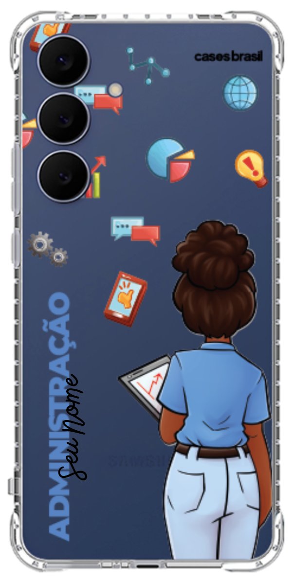 Capinha para Celular Administração - Boneca Profissão