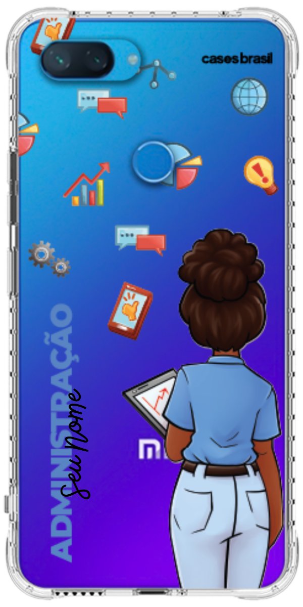 Capinha para Celular Administração - Boneca Profissão