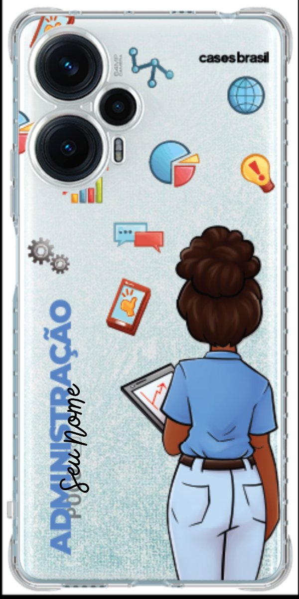 Capinha para Celular Administração - Boneca Profissão