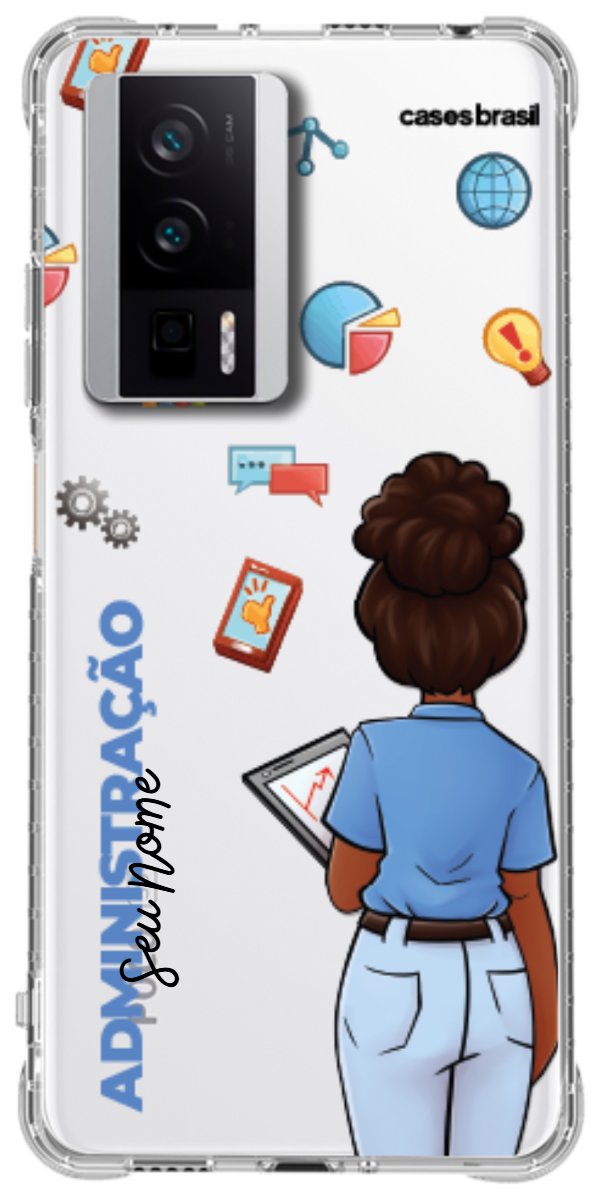 Capinha para Celular Administração - Boneca Profissão