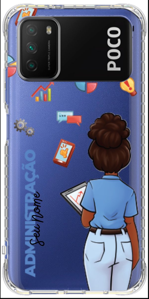 Capinha para Celular Administração - Boneca Profissão