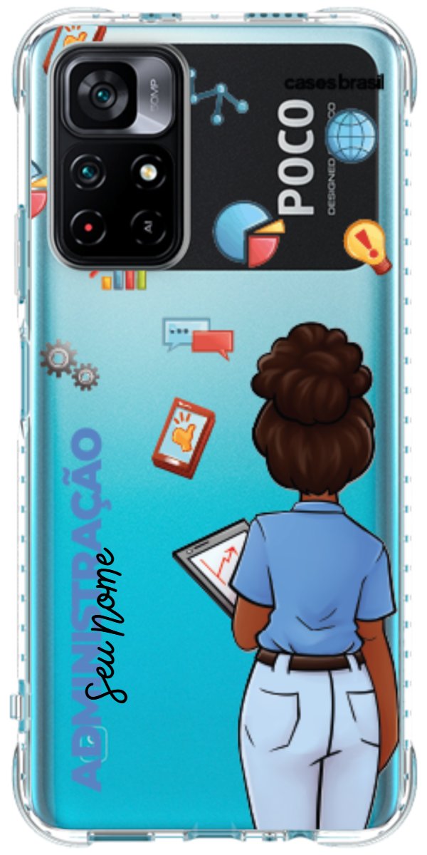 Capinha para Celular Administração - Boneca Profissão