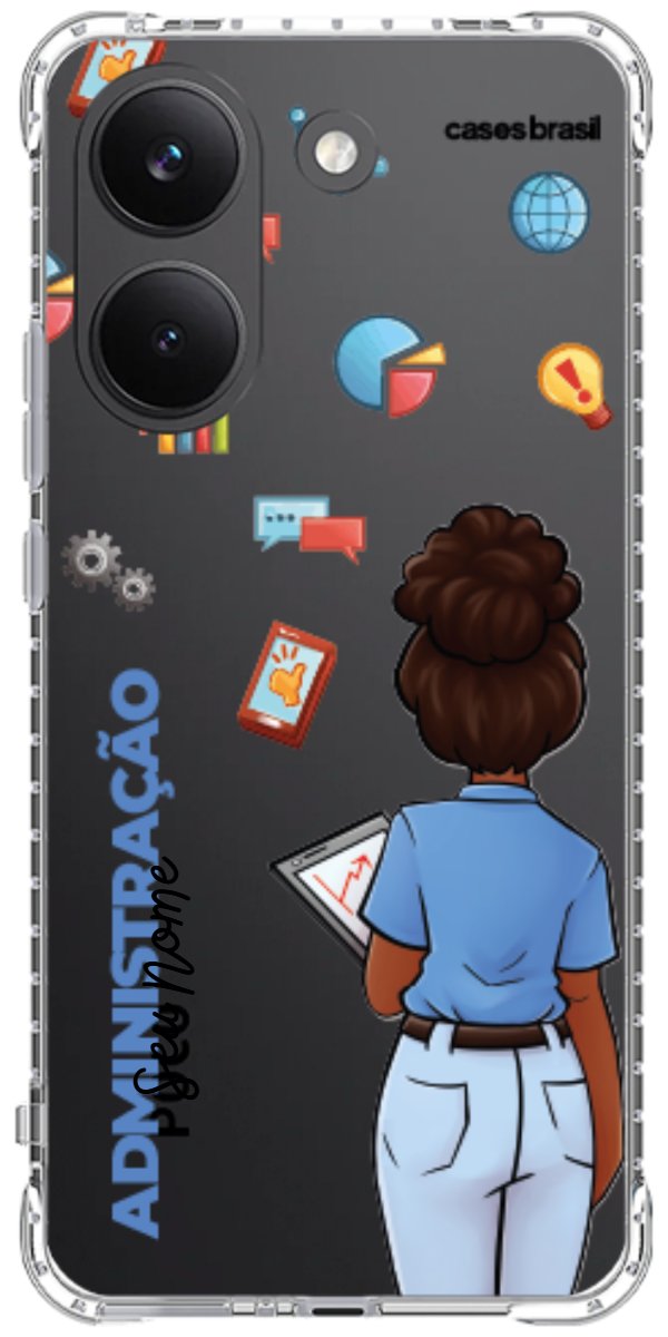 Capinha para Celular Administração - Boneca Profissão