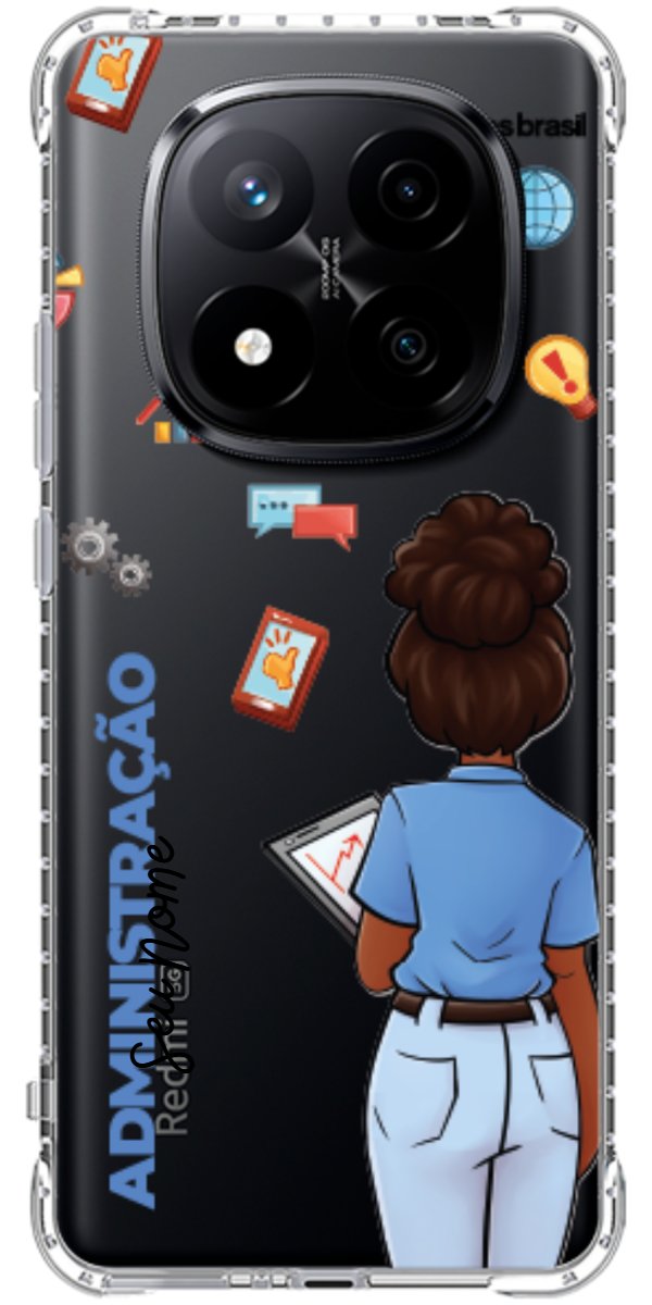 Capinha para Celular Administração - Boneca Profissão