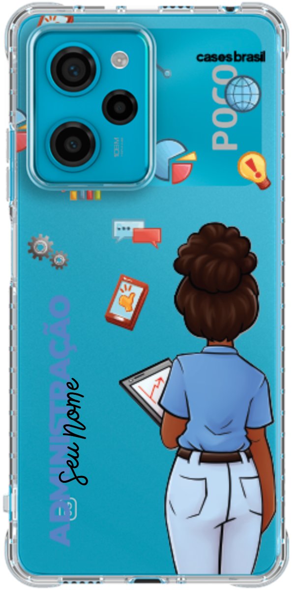 Capinha para Celular Administração - Boneca Profissão
