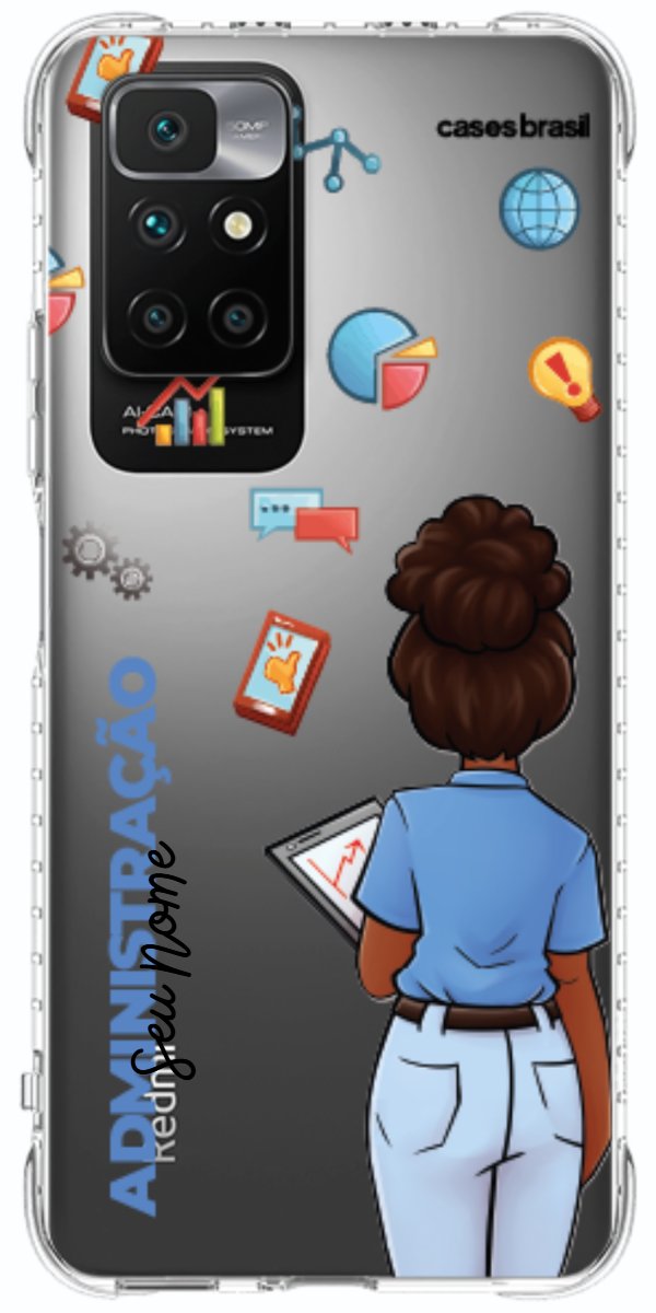 Capinha para Celular Administração - Boneca Profissão
