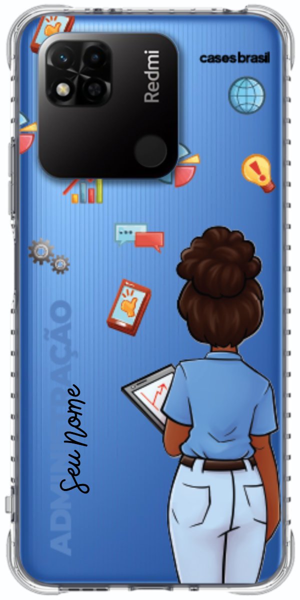 Capinha para Celular Administração - Boneca Profissão