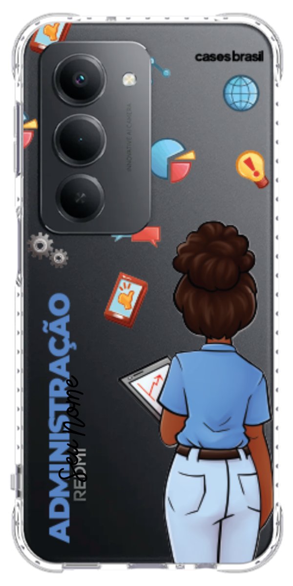 Capinha para Celular Administração - Boneca Profissão