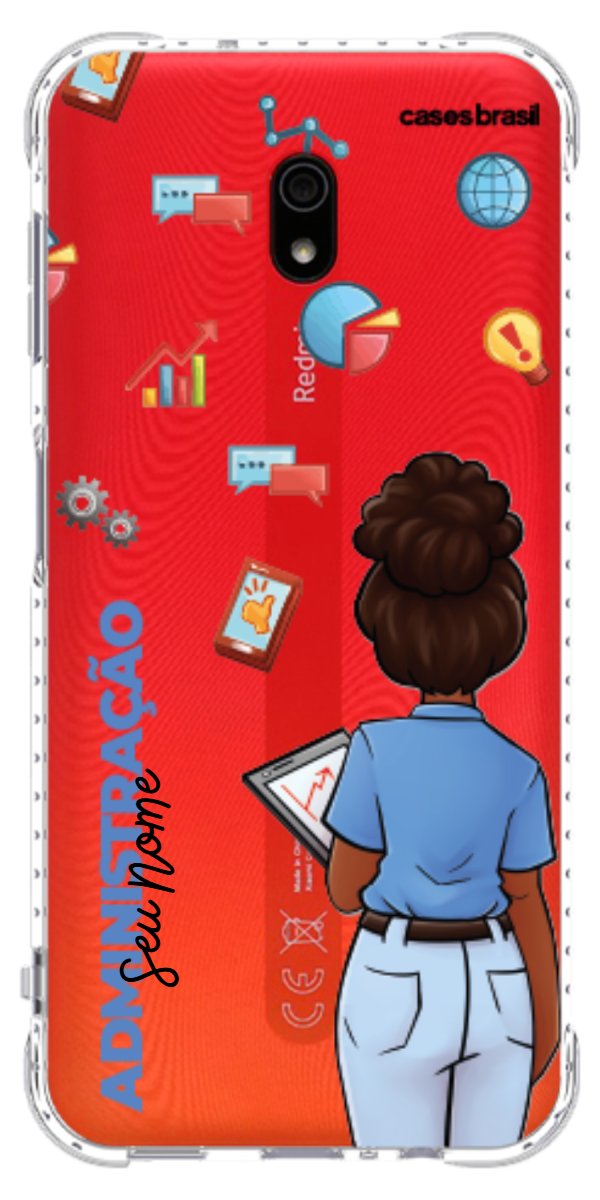 Capinha para Celular Administração - Boneca Profissão