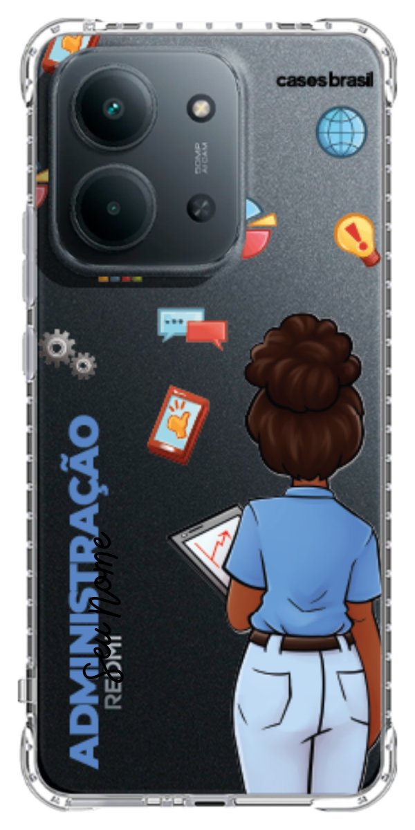 Capinha para Celular Administração - Boneca Profissão