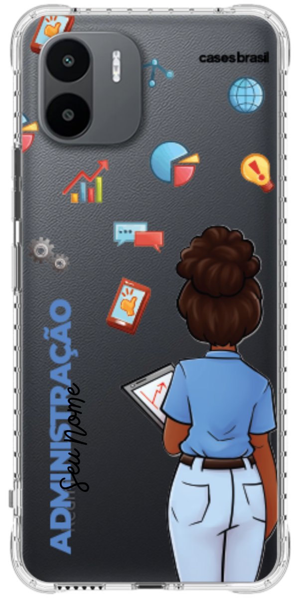 Capinha para Celular Administração - Boneca Profissão