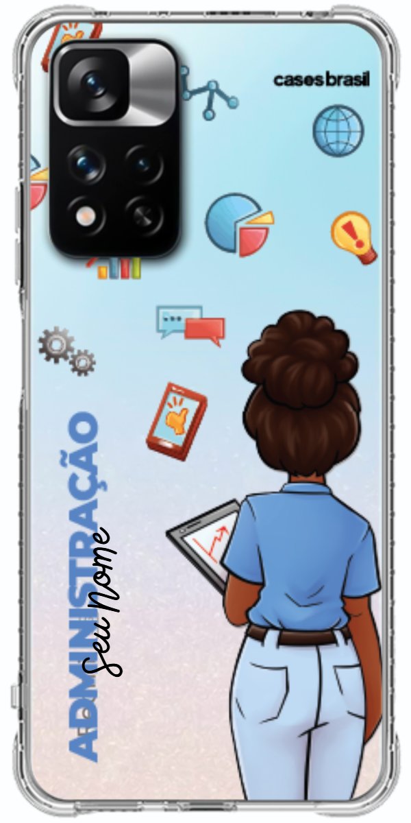 Capinha para Celular Administração - Boneca Profissão
