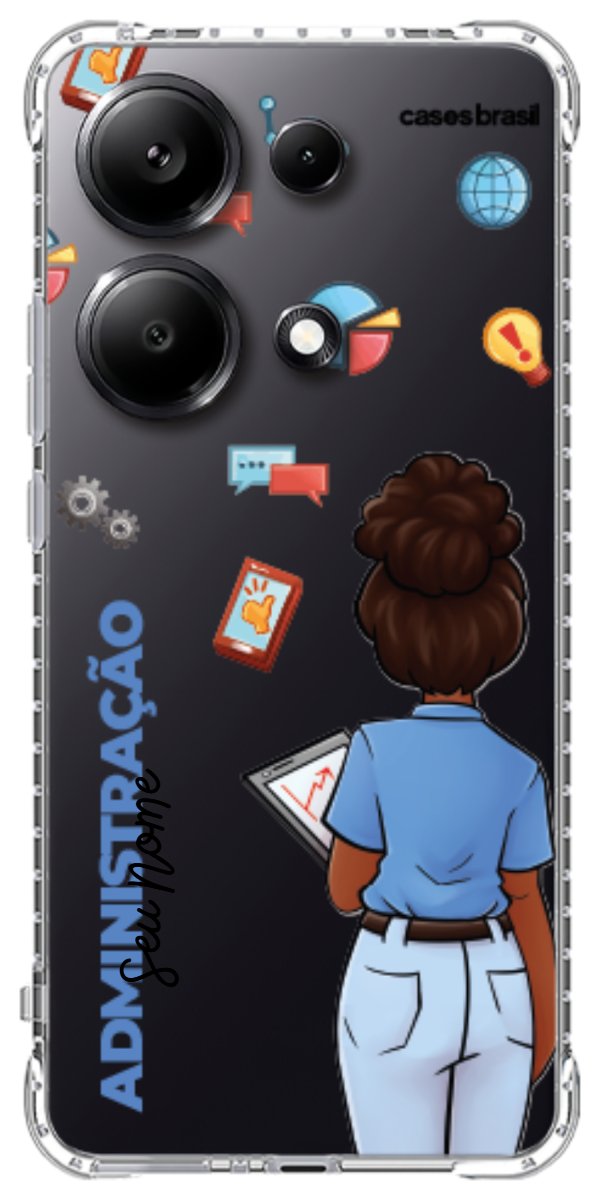 Capinha para Celular Administração - Boneca Profissão