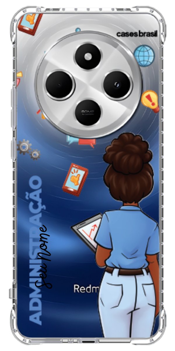 Capinha para Celular Administração - Boneca Profissão