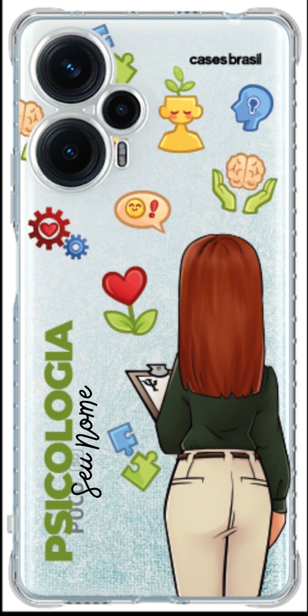 Capinha para Celular Psicologia - Boneca Profissão