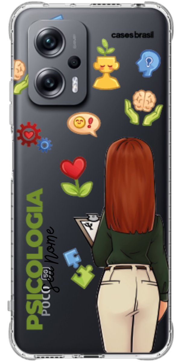 Capinha para Celular Psicologia - Boneca Profissão