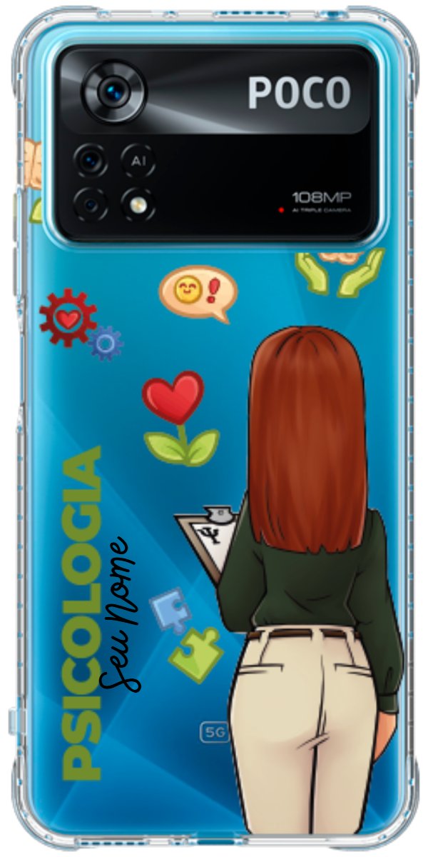 Capinha para Celular Psicologia - Boneca Profissão