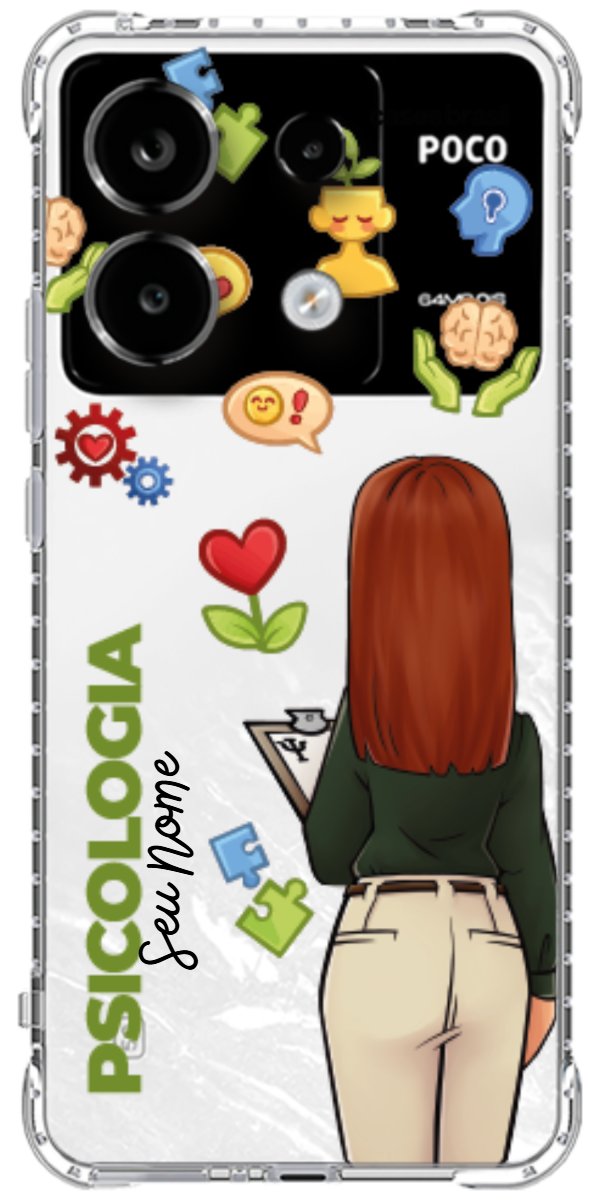Capinha para Celular Psicologia - Boneca Profissão