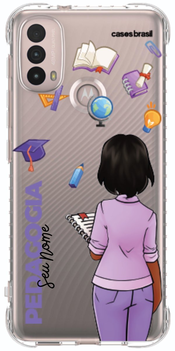Capinha para Celular Pedagogia - Boneca Profissão