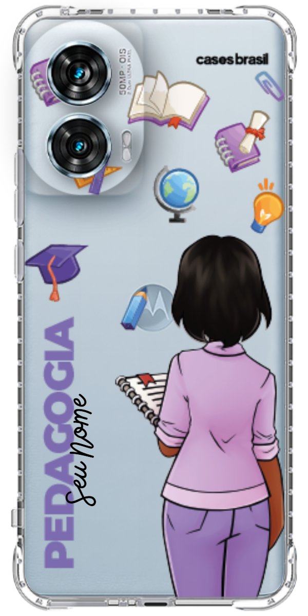 Capinha para Celular Pedagogia - Boneca Profissão