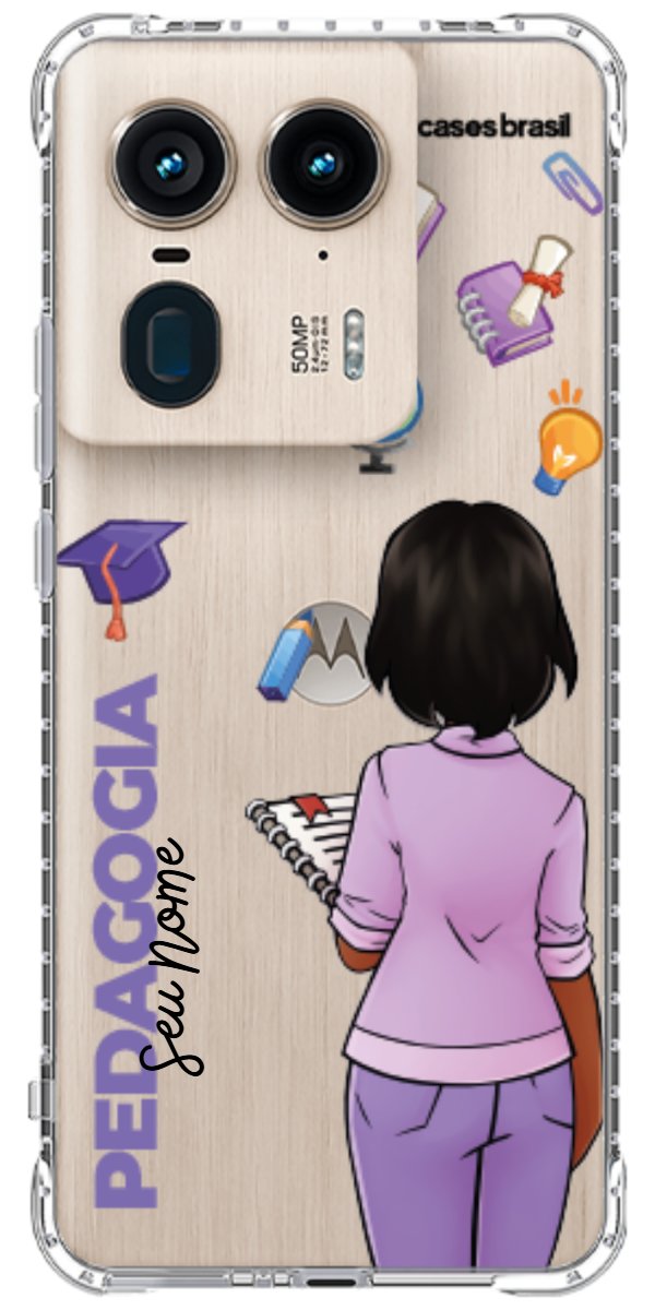 Capinha para Celular Pedagogia - Boneca Profissão