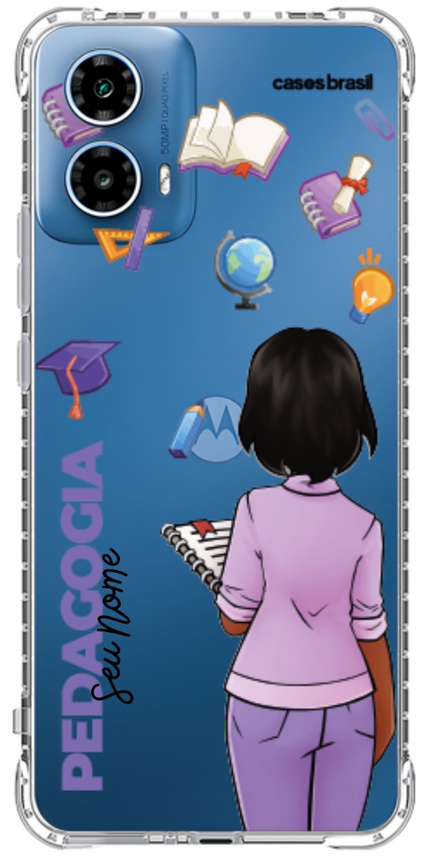 Capinha para Celular Pedagogia - Boneca Profissão
