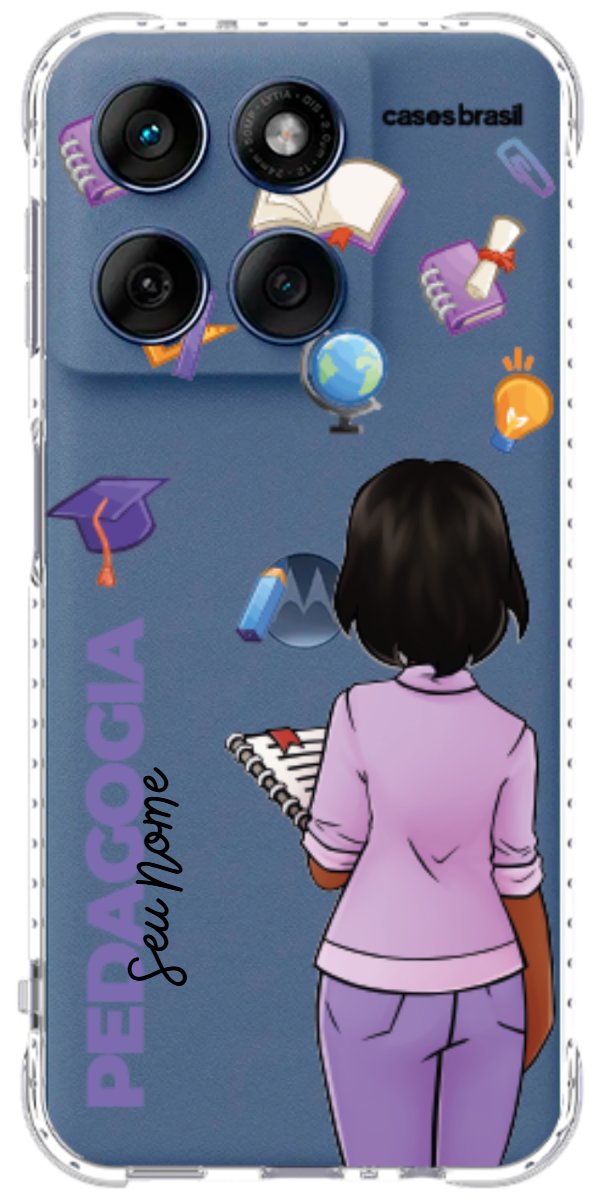 Capinha para Celular Pedagogia - Boneca Profissão
