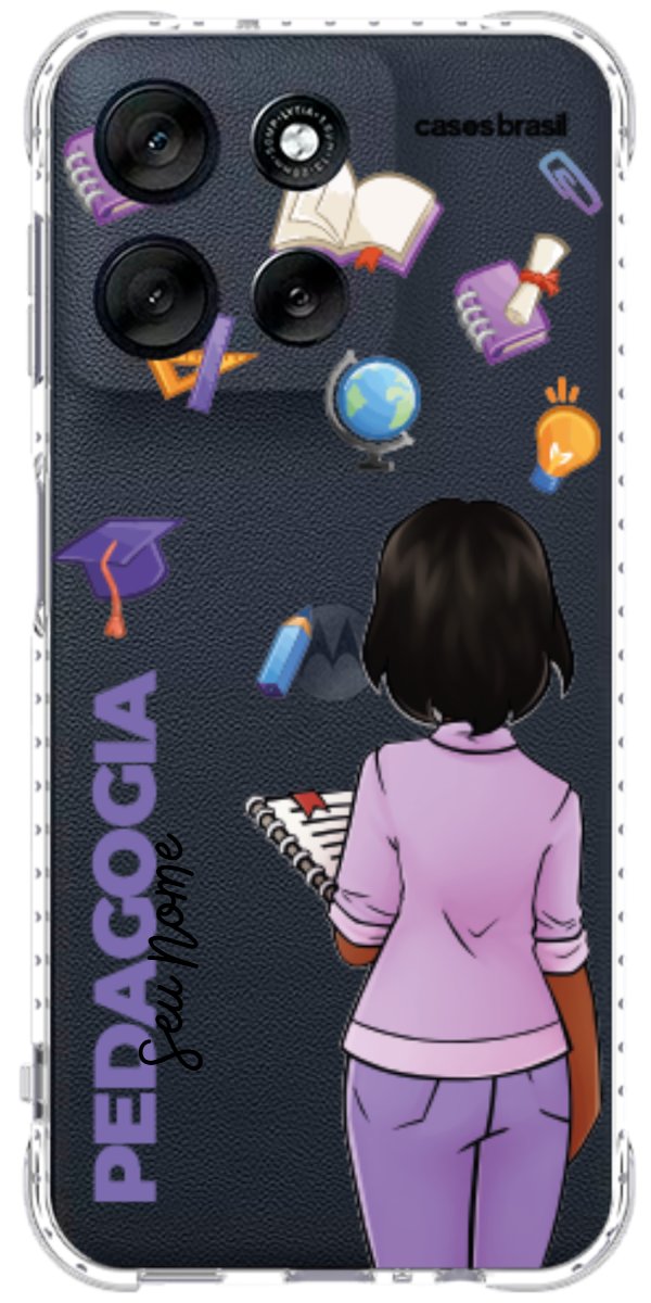 Capinha para Celular Pedagogia - Boneca Profissão