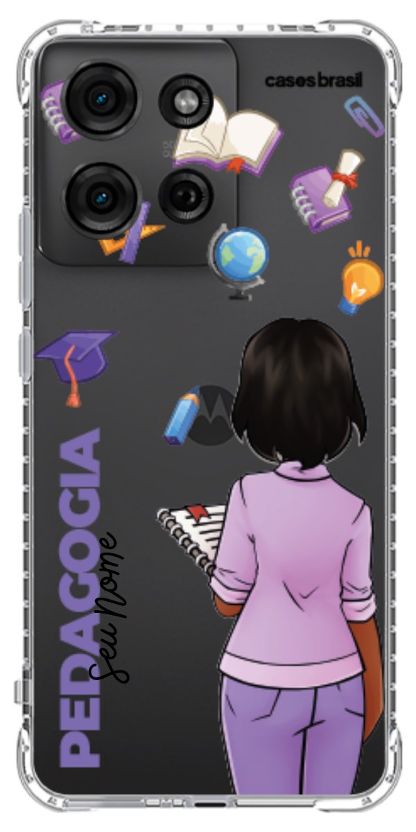 Capinha para Celular Pedagogia - Boneca Profissão
