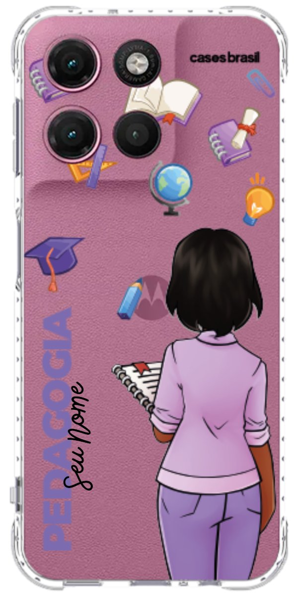 Capinha para Celular Pedagogia - Boneca Profissão