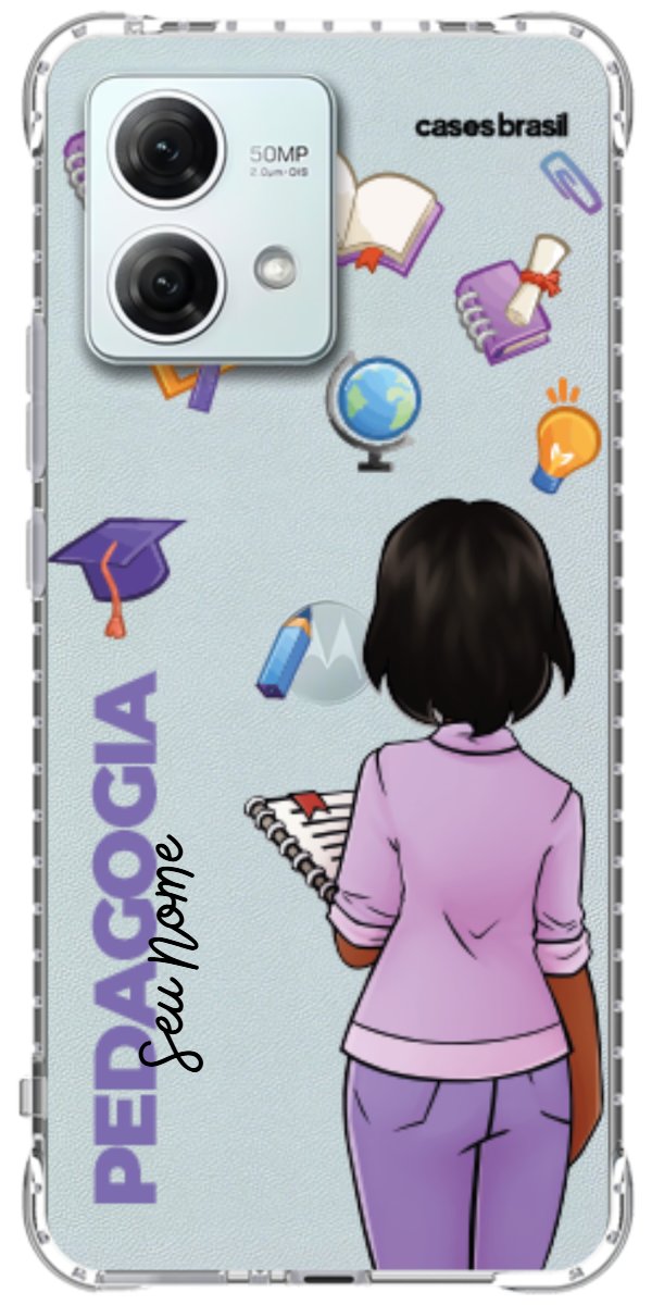 Capinha para Celular Pedagogia - Boneca Profissão