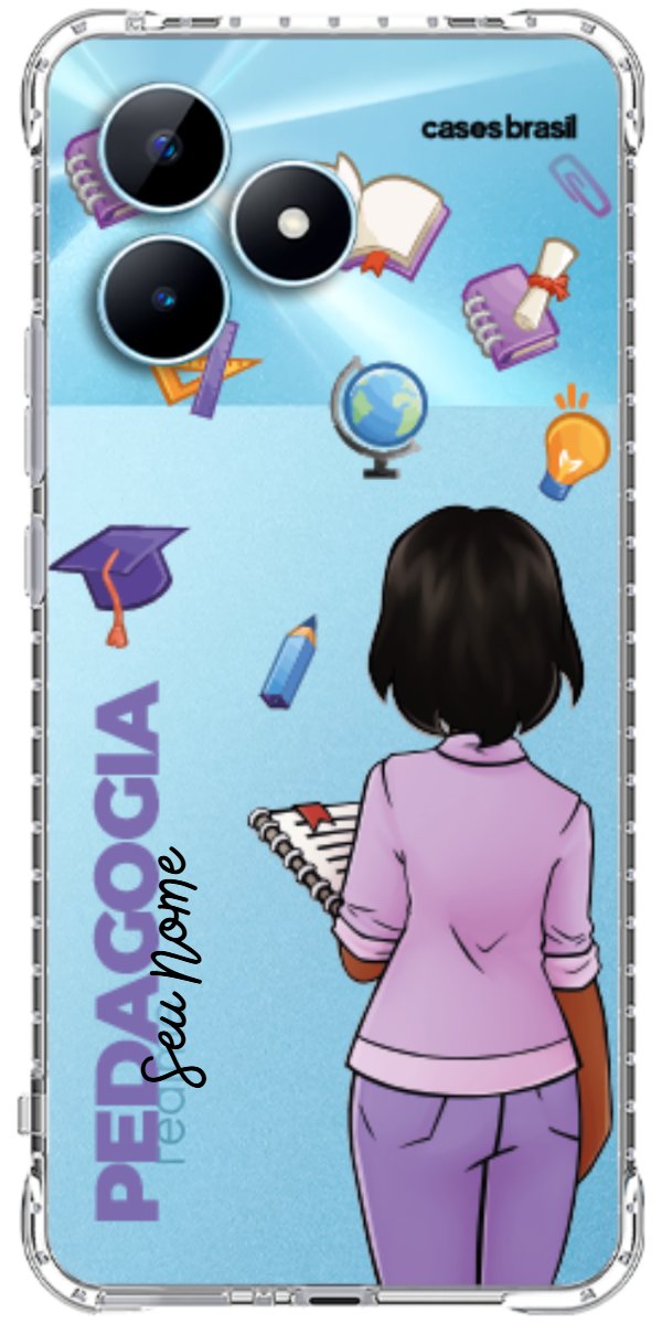 Capinha para Celular Pedagogia - Boneca Profissão