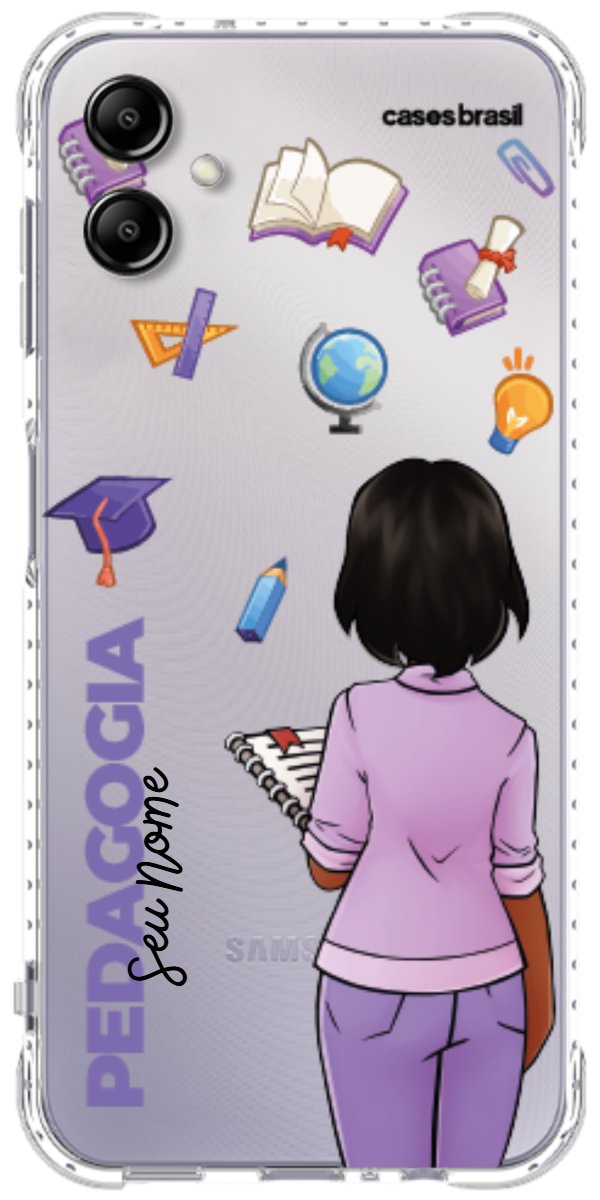 Capinha para Celular Pedagogia - Boneca Profissão