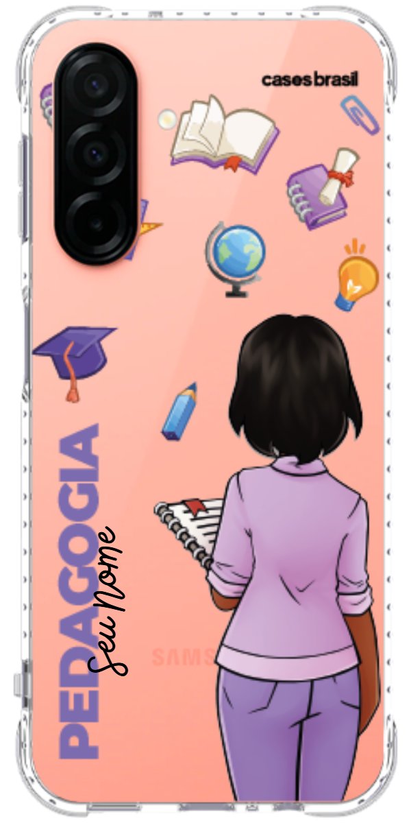 Capinha para Celular Pedagogia - Boneca Profissão
