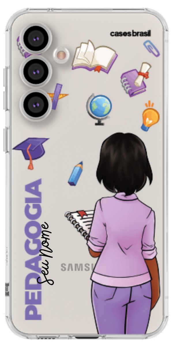 Capinha para Celular Pedagogia - Boneca Profissão
