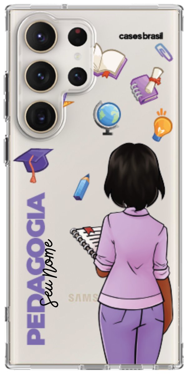 Capinha para Celular Pedagogia - Boneca Profissão