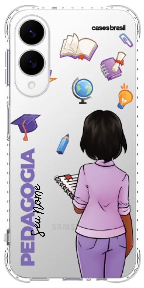 Capinha para Celular Pedagogia - Boneca Profissão